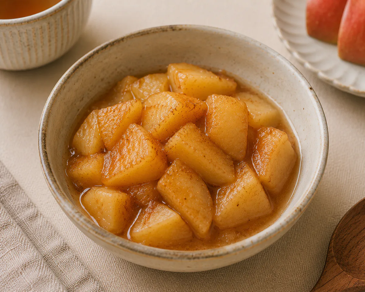 Soft Apple Cinnamon Compote