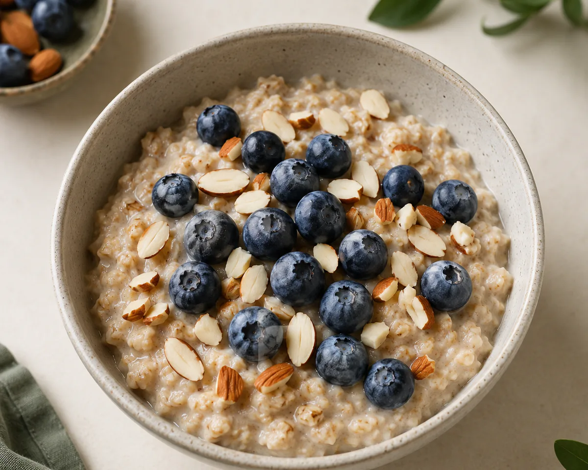 Blueberry & Almond Oat Bowl