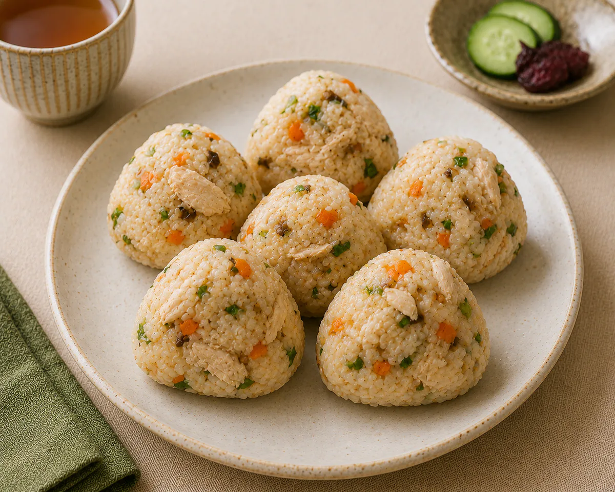 Chicken & Vegetable Rice Balls