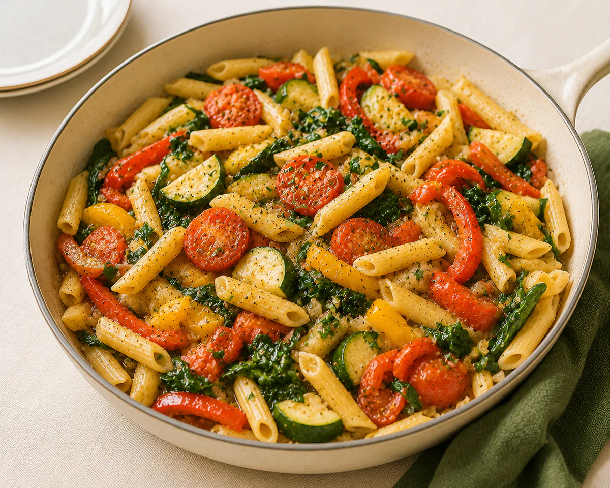 One-Pan Garden Pasta