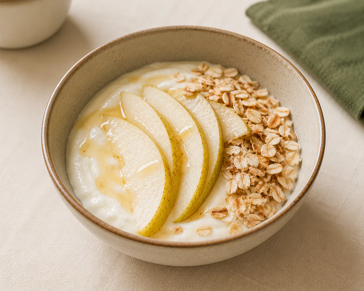 Pear & Yogurt Bowl