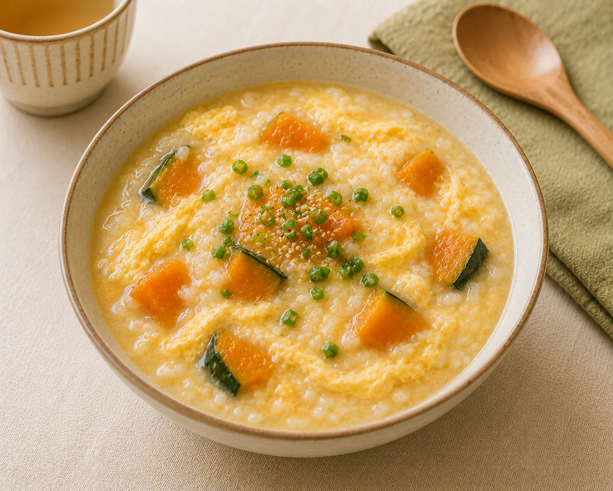 Pumpkin & Egg Rice Porridge