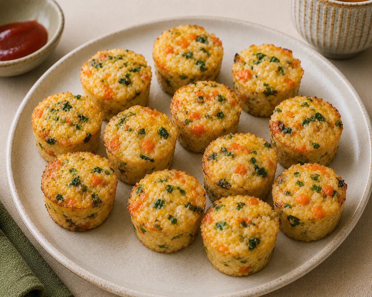 Savory Rice & Egg Bites