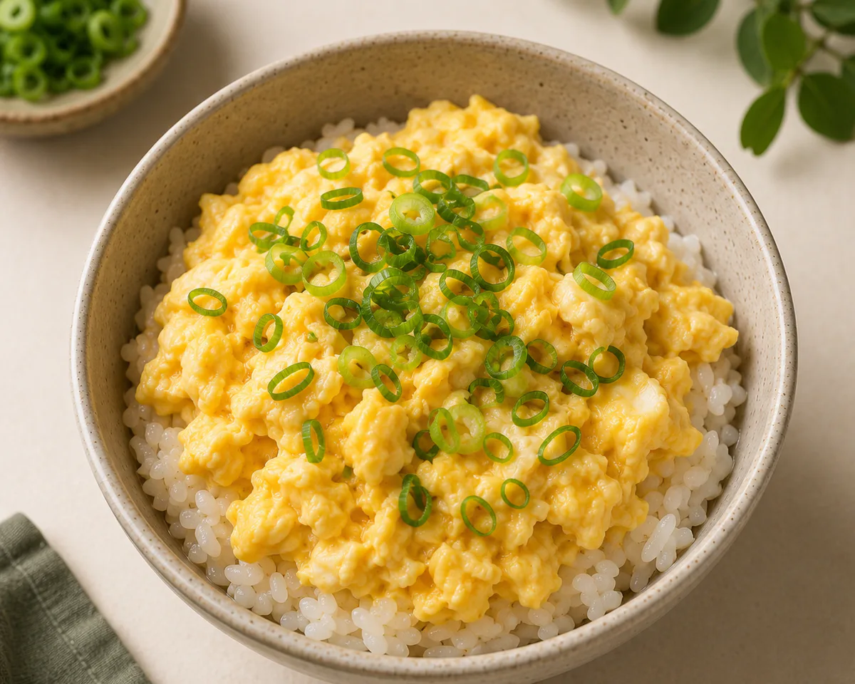 Soft Egg & Scallion Rice