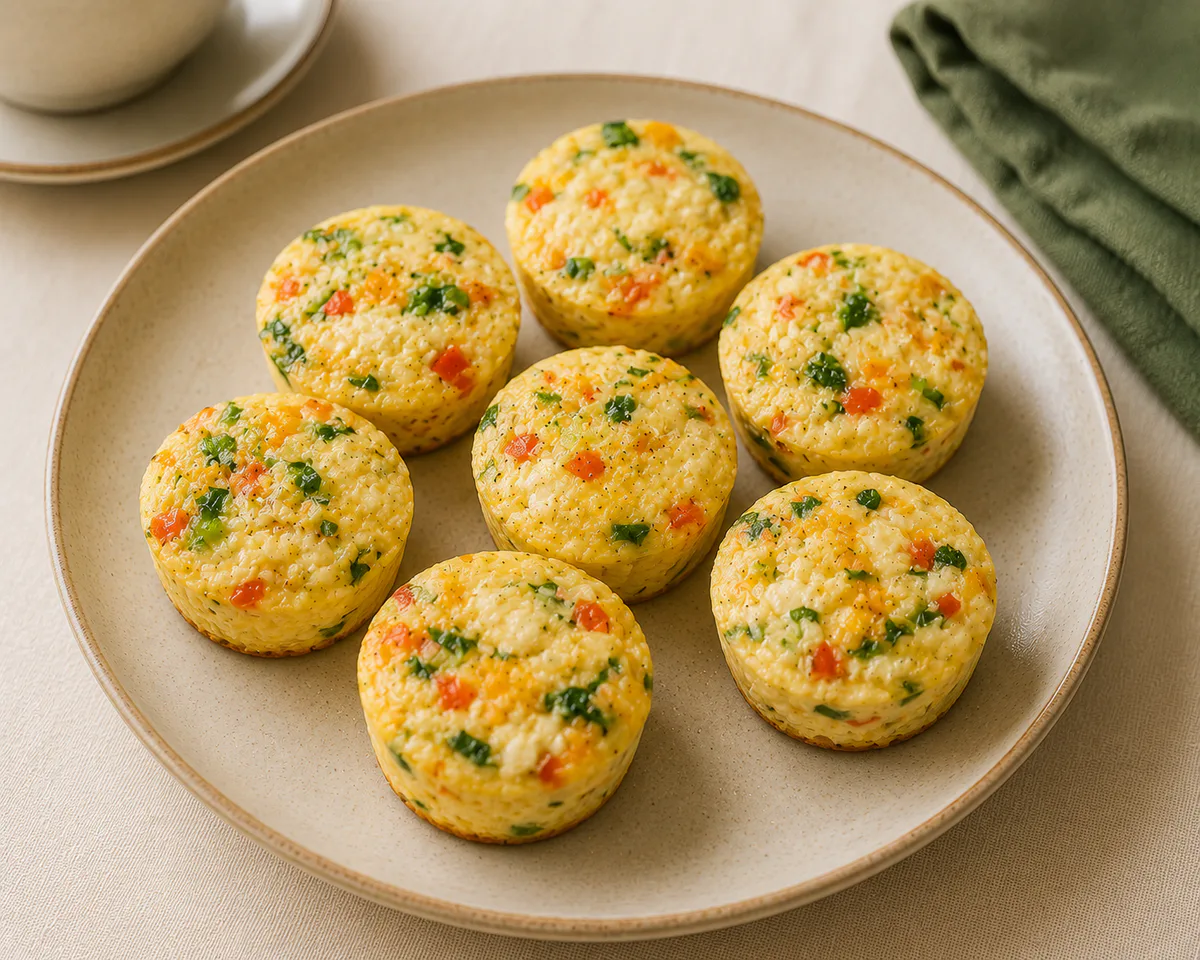 Tofu & Vegetable Egg Bites