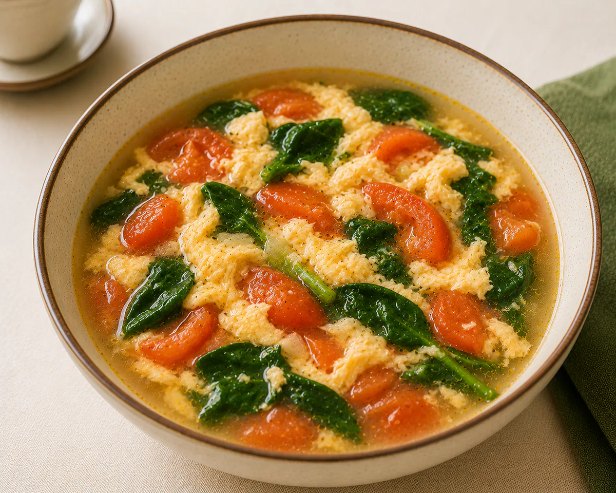 Tomato Egg-Drop Soup