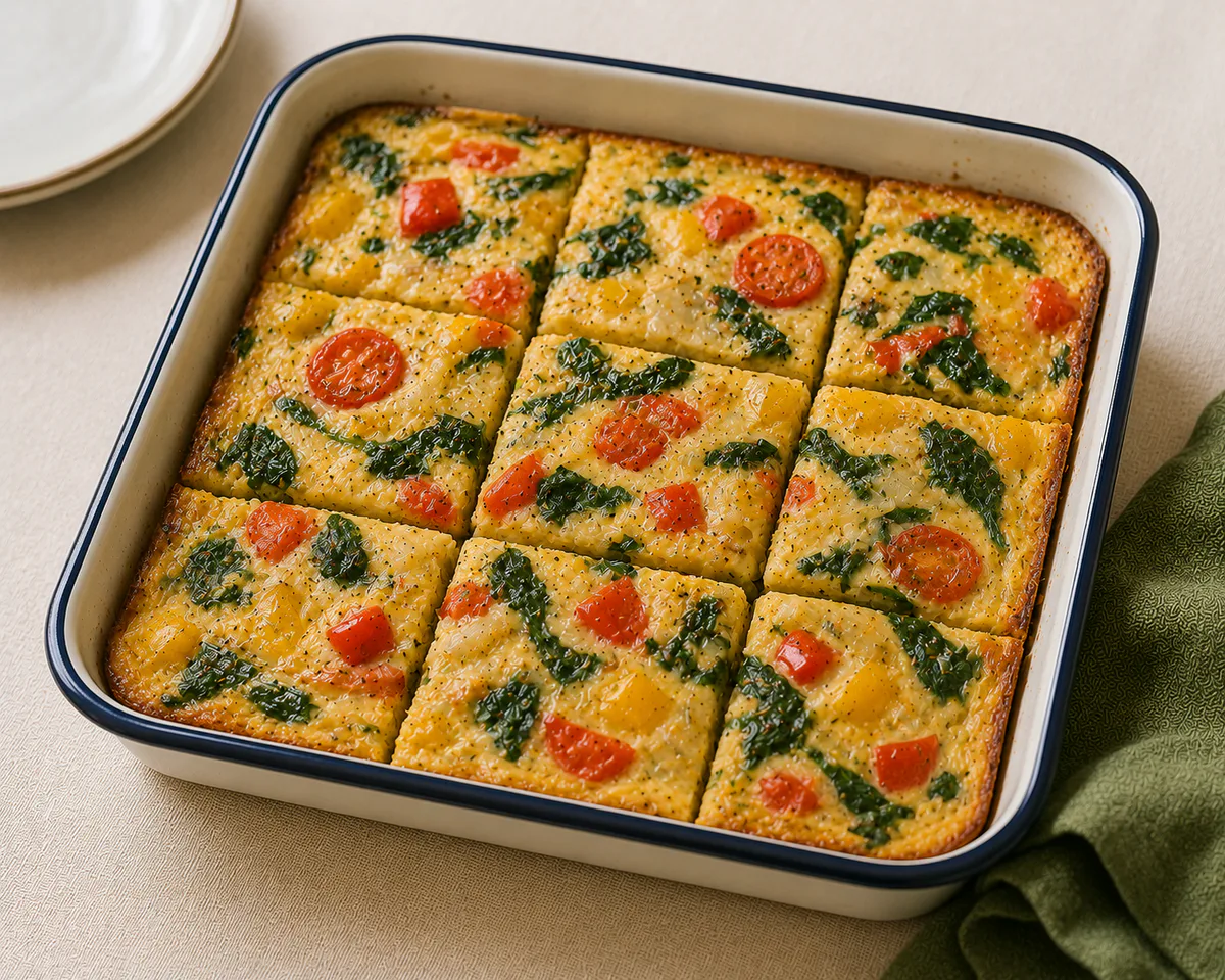 Vegetable Frittata Tray